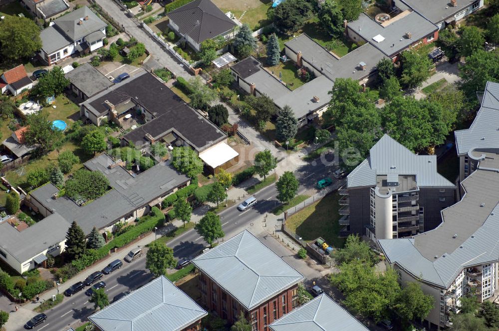 Luftbild Berlin - Weißensee - Wohngebiet am Malchower Weg in Berlin Alt-Hohenschönhausen