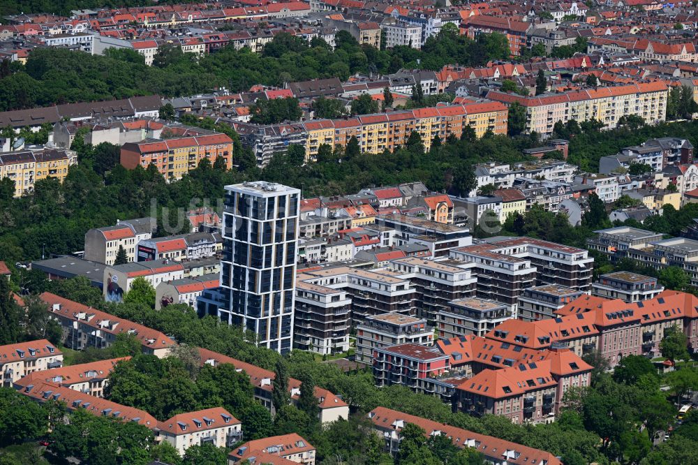 Luftbild Berlin - Wohngebiet am Mariendorfer Weg im Ortsteil Neukölln in Berlin