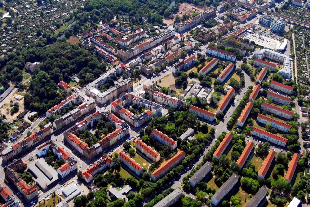 Luftbild Möckern - Wohngebiet in Möckern