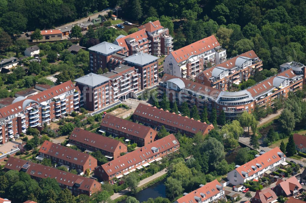 Luftaufnahme Bremen - Wohngebiet der Mehrfamilienhaussiedlung an der Annette-Kolb-Staße in Bremen, Deutschland