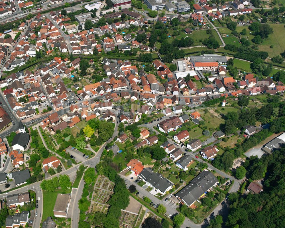 Luftbild Berghausen - Wohngebiet der Mehrfamilienhaussiedlung in Berghausen im Bundesland Baden-Württemberg, Deutschland