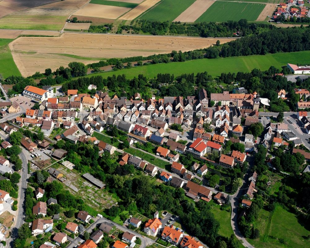 Luftbild Cleversulzbach - Wohngebiet der Mehrfamilienhaussiedlung in Cleversulzbach im Bundesland Baden-Württemberg, Deutschland