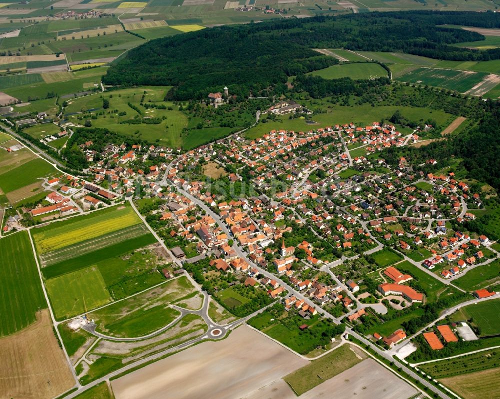 Luftbild Colmberg - Wohngebiet der Mehrfamilienhaussiedlung in Colmberg im Bundesland Bayern, Deutschland