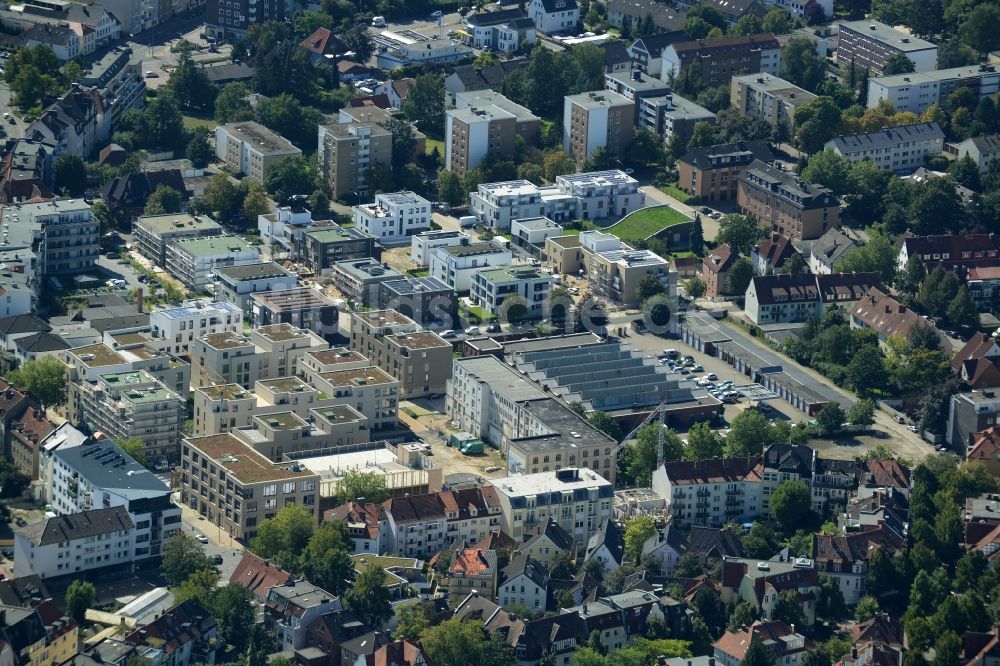 Luftbild Osnabrück - Wohngebiet der Mehrfamilienhaussiedlung am ehemaligen Busdepot in der Weststadt von Osnabrück im Bundesland Niedersachsen