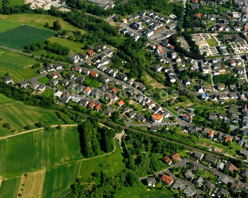 Luftbild Elz - Wohngebiet der Mehrfamilienhaussiedlung in Elz im Bundesland Hessen, Deutschland