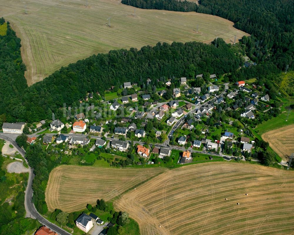 Luftbild Falkenau - Wohngebiet der Mehrfamilienhaussiedlung in Falkenau im Bundesland Sachsen, Deutschland