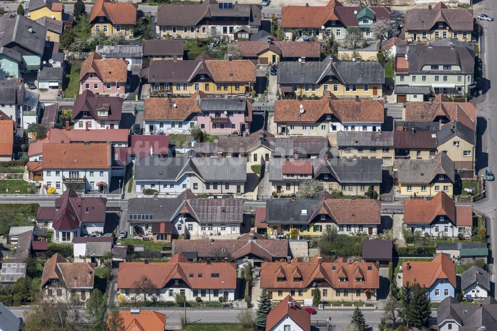 Luftbild Gmünd - Wohngebiet einer Mehrfamilienhaussiedlung in Gmünd in Österreich