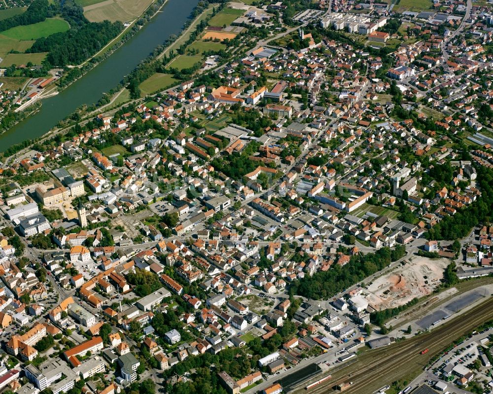 Luftaufnahme Gstütt - Wohngebiet der Mehrfamilienhaussiedlung in Gstütt im Bundesland Bayern, Deutschland