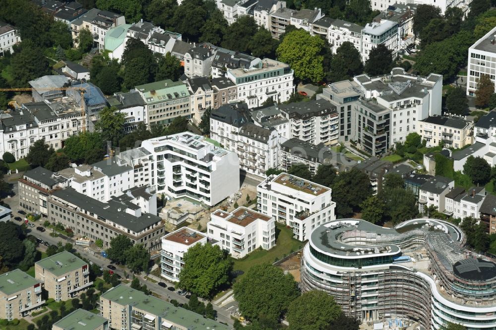 Luftaufnahme Hamburg - Wohngebiet einer Mehrfamilienhaussiedlung in Hamburg