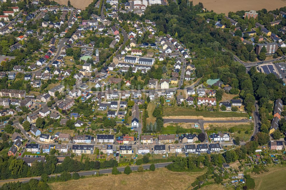 Luftbild Hattingen - Wohngebiet der Mehrfamilienhaussiedlung in Hattingen im Bundesland Nordrhein-Westfalen, Deutschland