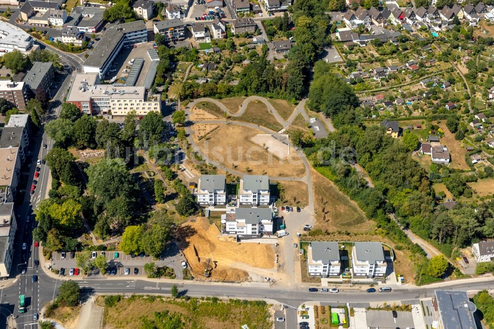 Heiligenhaus aus der Vogelperspektive: Wohngebiet der Mehrfamilienhaussiedlung in Heiligenhaus im Bundesland Nordrhein-Westfalen, Deutschland