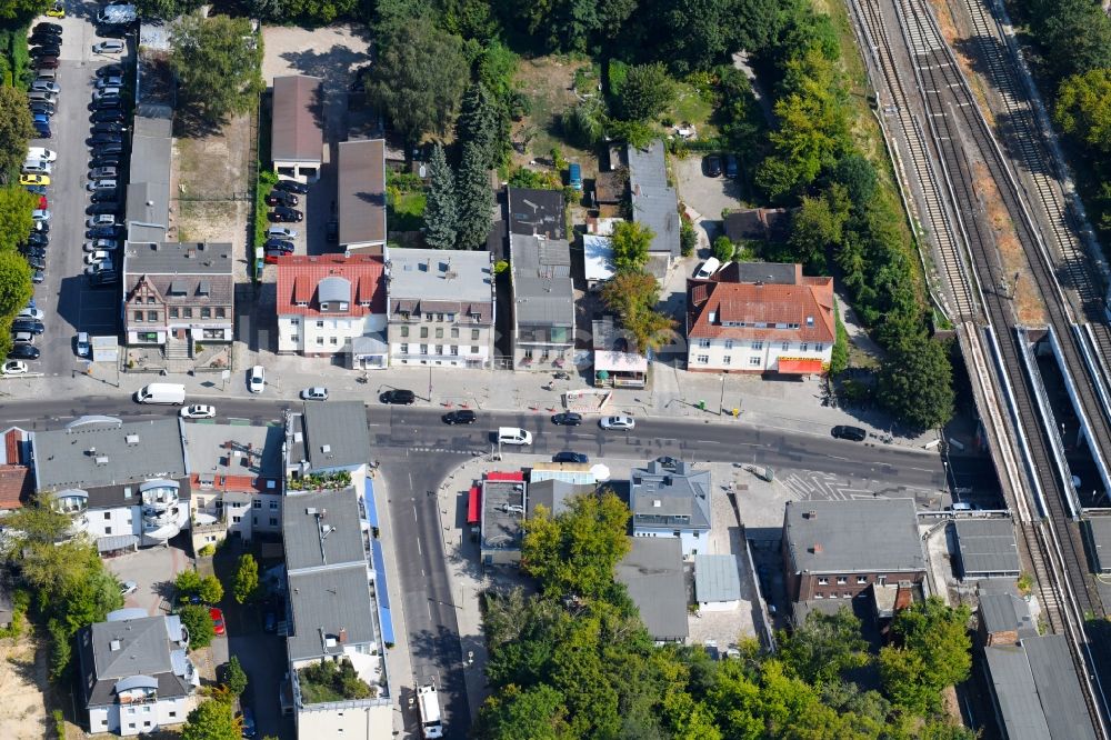 Luftbild Berlin - Wohngebiet der Mehrfamilienhaussiedlung an der Hönower Straße im Ortsteil Mahlsdorf in Berlin, Deutschland