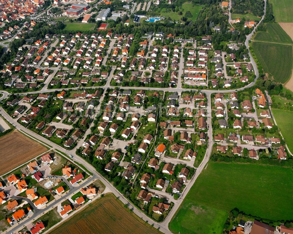 Luftbild Hohenberg - Wohngebiet der Mehrfamilienhaussiedlung in Hohenberg im Bundesland Bayern, Deutschland