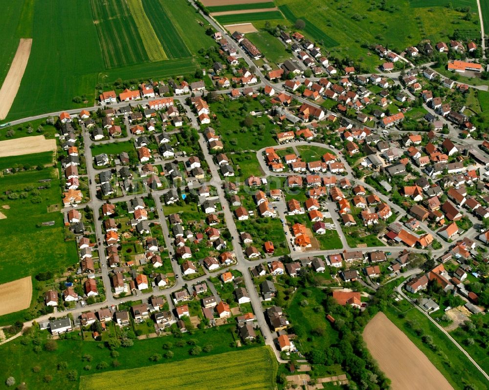 Luftbild Holzhausen - Wohngebiet der Mehrfamilienhaussiedlung in Holzhausen im Bundesland Baden-Württemberg, Deutschland