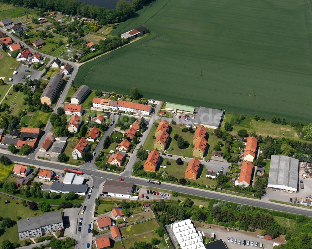 Luftbild Hornburg - Wohngebiet der Mehrfamilienhaussiedlung in Hornburg im Bundesland Niedersachsen, Deutschland