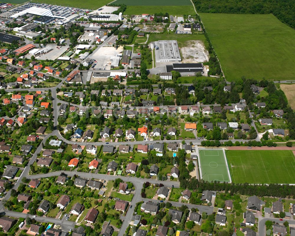 Luftbild Jerstedt - Wohngebiet der Mehrfamilienhaussiedlung in Jerstedt im Bundesland Niedersachsen, Deutschland