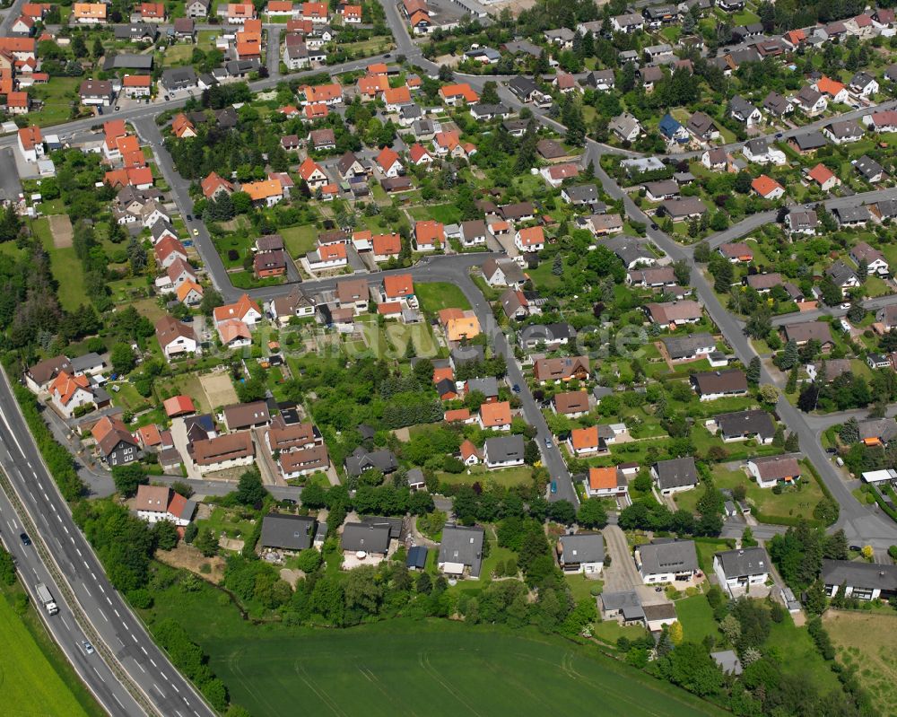 Jerstedt von oben - Wohngebiet der Mehrfamilienhaussiedlung in Jerstedt im Bundesland Niedersachsen, Deutschland