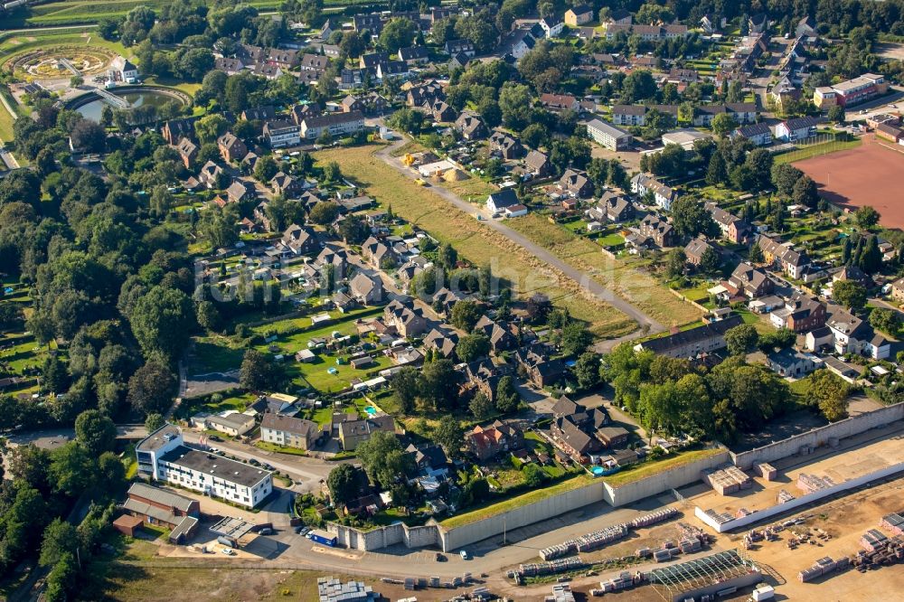 Luftbild Bottrop - Wohngebiet einer Mehrfamilienhaussiedlung Kolonie Ebel in Bottrop im Bundesland Nordrhein-Westfalen