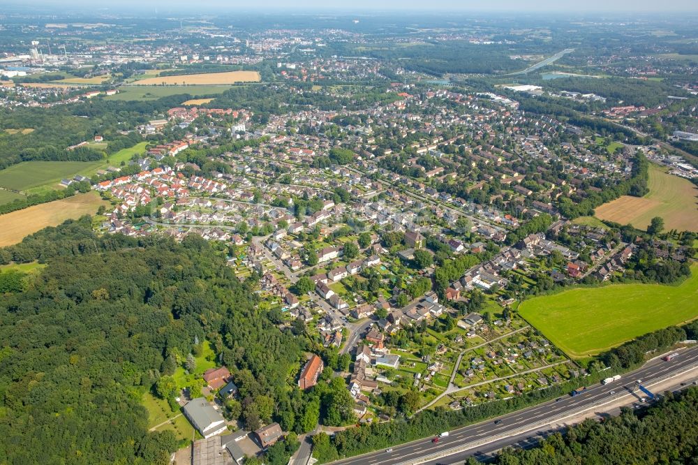 Luftbild Lünen - Wohngebiet der Mehrfamilienhaussiedlung Kolonie Oberbecker in Lünen im Bundesland Nordrhein-Westfalen