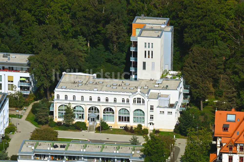 Luftaufnahme Dresden - Wohngebiet der Mehrfamilienhaussiedlung Dr.-Lahmann-Park in Dresden im Bundesland Sachsen, Deutschland