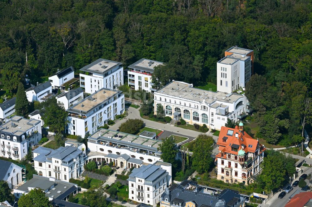 Luftbild Dresden - Wohngebiet der Mehrfamilienhaussiedlung Dr.-Lahmann-Park in Dresden im Bundesland Sachsen, Deutschland