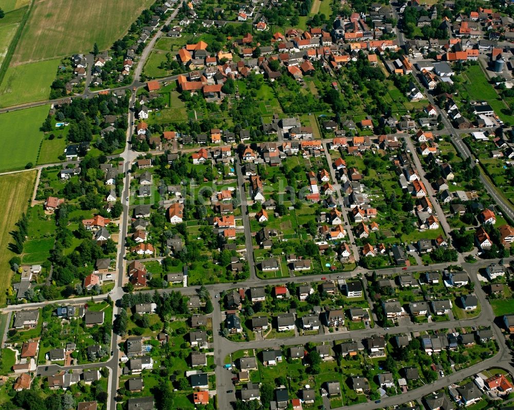 Luftbild Landwehrhagen - Wohngebiet der Mehrfamilienhaussiedlung in Landwehrhagen im Bundesland Niedersachsen, Deutschland