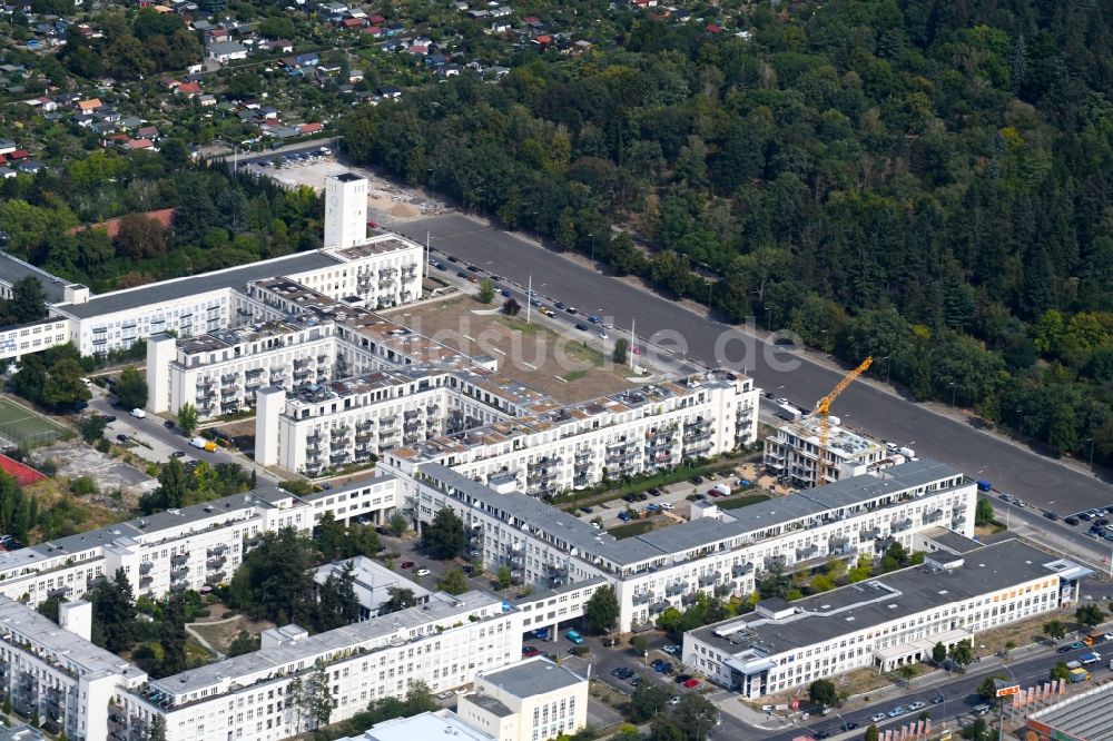 Luftaufnahme Berlin - Wohngebiet der Mehrfamilienhaussiedlung Lesley Lofts im Ortsteil Steglitz in Berlin, Deutschland