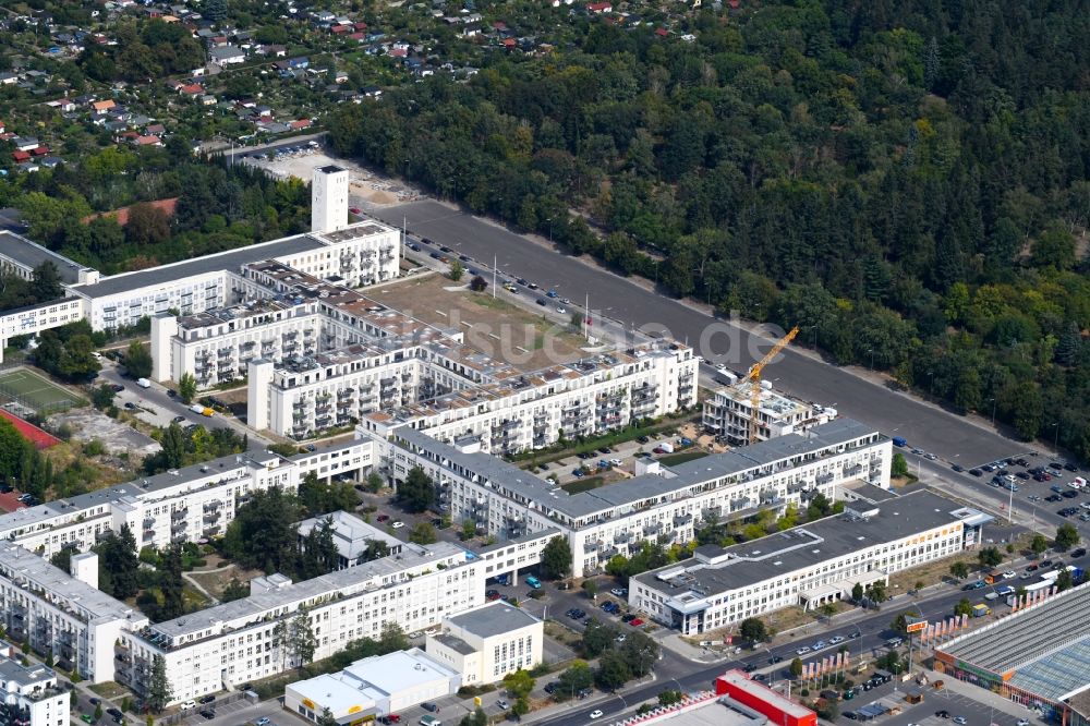 Berlin von oben - Wohngebiet der Mehrfamilienhaussiedlung Lesley Lofts im Ortsteil Steglitz in Berlin, Deutschland