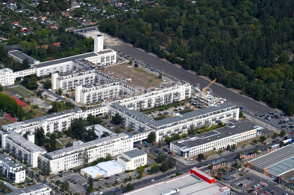 Luftbild Berlin - Wohngebiet der Mehrfamilienhaussiedlung Lesley Lofts im Ortsteil Steglitz in Berlin, Deutschland