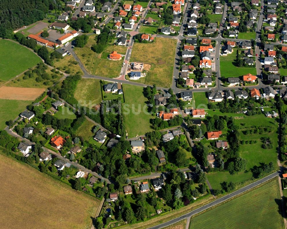 Luftbild Lindenstruth - Wohngebiet der Mehrfamilienhaussiedlung in Lindenstruth im Bundesland Hessen, Deutschland