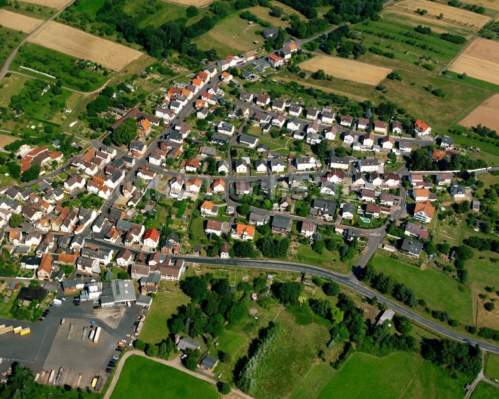 Luftbild Mainzlar - Wohngebiet der Mehrfamilienhaussiedlung in Mainzlar im Bundesland Hessen, Deutschland