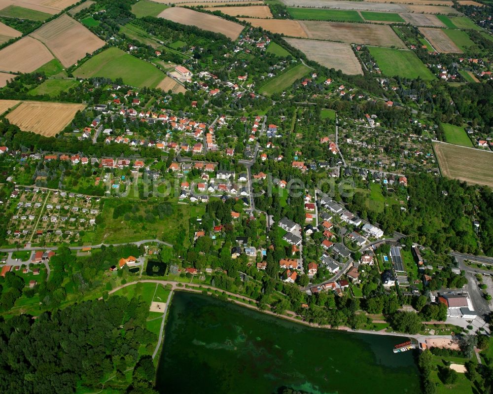 Mühlhausen/Thüringen von oben - Wohngebiet der Mehrfamilienhaussiedlung in Mühlhausen im Bundesland Thüringen, Deutschland