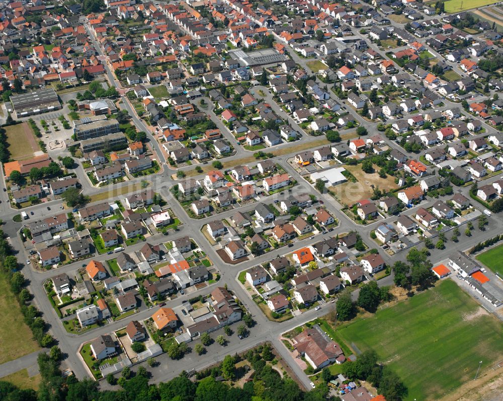 Neudorf aus der Vogelperspektive: Wohngebiet der Mehrfamilienhaussiedlung in Neudorf im Bundesland Baden-Württemberg, Deutschland