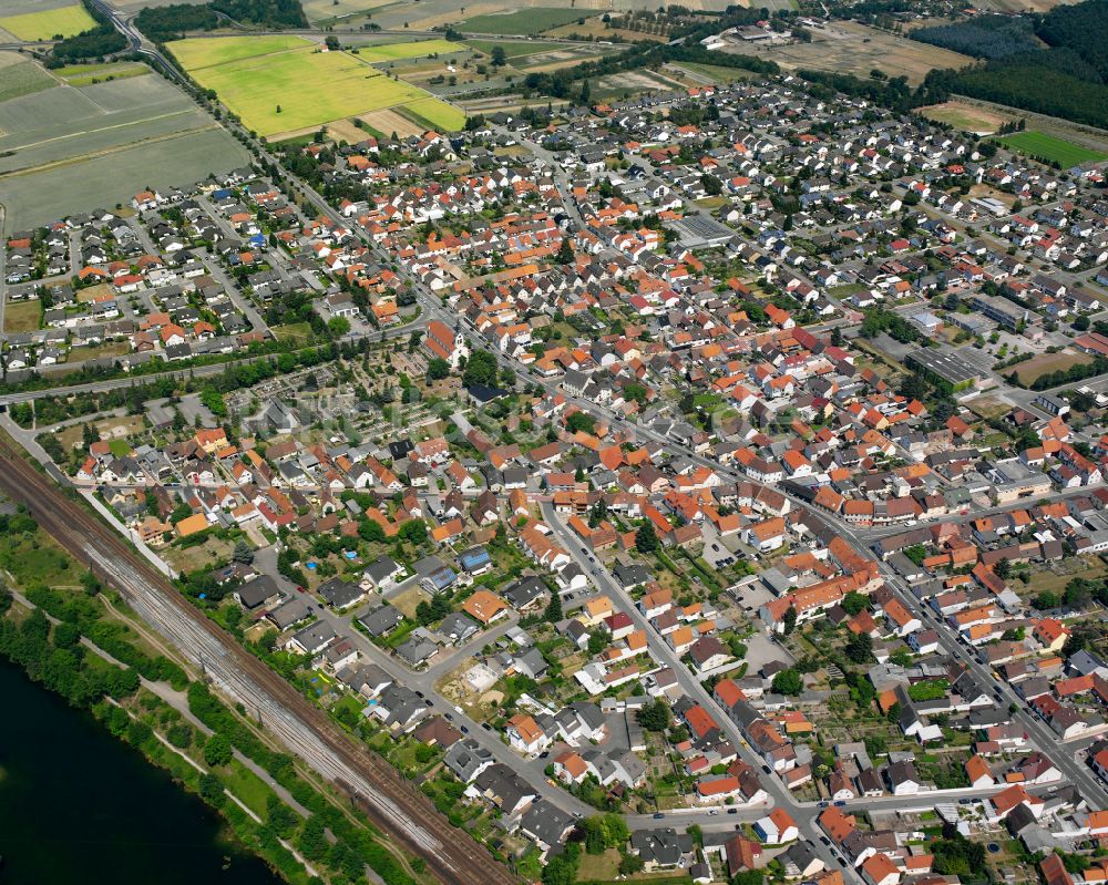 Neudorf von oben - Wohngebiet der Mehrfamilienhaussiedlung in Neudorf im Bundesland Baden-Württemberg, Deutschland