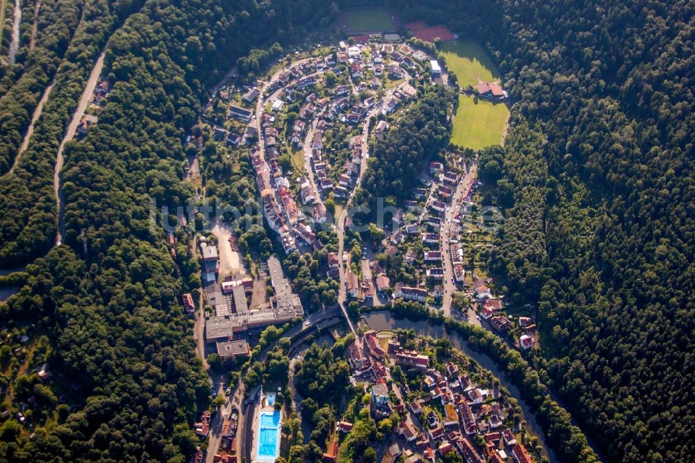 Luftaufnahme Pforzheim - Wohngebiet der Mehrfamilienhaussiedlung in Pforzheim im Bundesland Baden-Württemberg