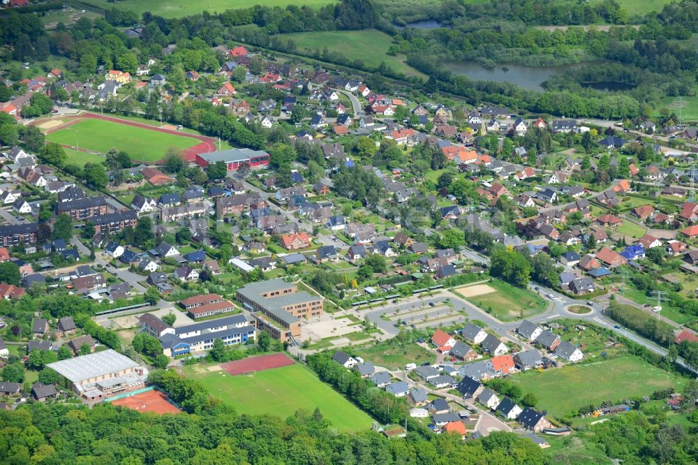 Luftbild Ratekau - Wohngebiet einer Mehrfamilienhaussiedlung in Ratekau im Bundesland Schleswig-Holstein