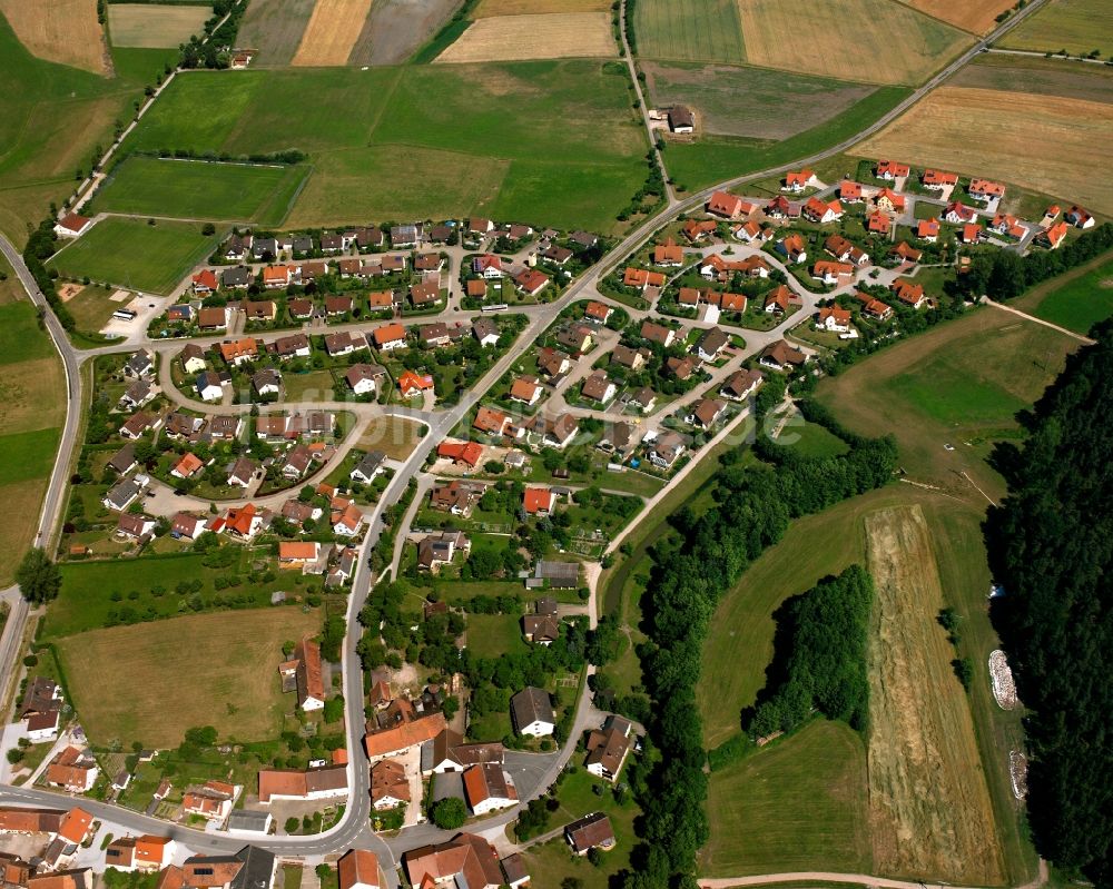 Luftaufnahme Rauenzell - Wohngebiet der Mehrfamilienhaussiedlung in Rauenzell im Bundesland Bayern, Deutschland