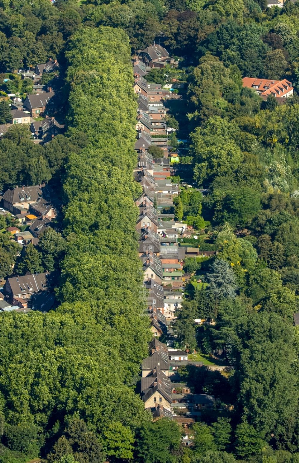 Duisburg von oben - Wohngebiet der Mehrfamilienhaussiedlung Rheinpreußen in Duisburg im Bundesland Nordrhein-Westfalen