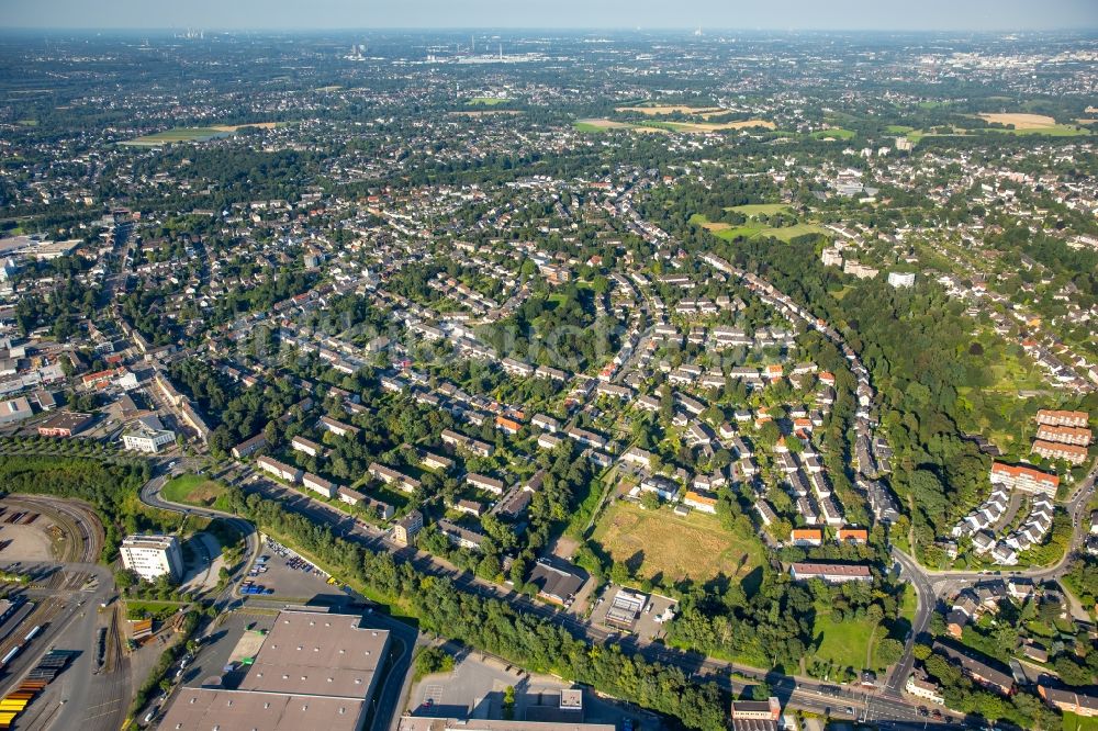 Luftbild Mülheim an der Ruhr - Wohngebiet der Mehrfamilienhaussiedlung Siedlung Papenbusch in Mülheim an der Ruhr im Bundesland Nordrhein-Westfalen