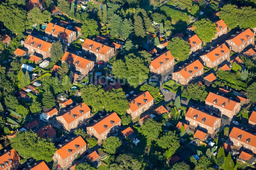 Luftaufnahme Oberhausen - Wohngebiet der Mehrfamilienhaussiedlung Siedlung Stemmersberg in Oberhausen im Bundesland Nordrhein-Westfalen