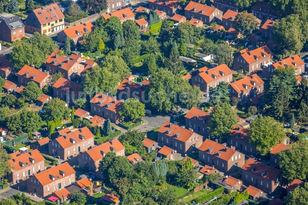 Luftaufnahme Oberhausen - Wohngebiet der Mehrfamilienhaussiedlung Siedlung Stemmersberg in Oberhausen im Bundesland Nordrhein-Westfalen