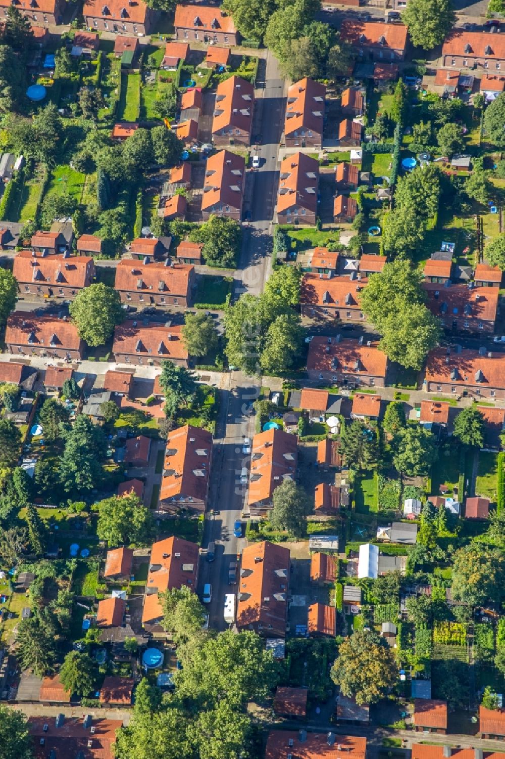 Luftbild Oberhausen - Wohngebiet der Mehrfamilienhaussiedlung Siedlung Stemmersberg in Oberhausen im Bundesland Nordrhein-Westfalen