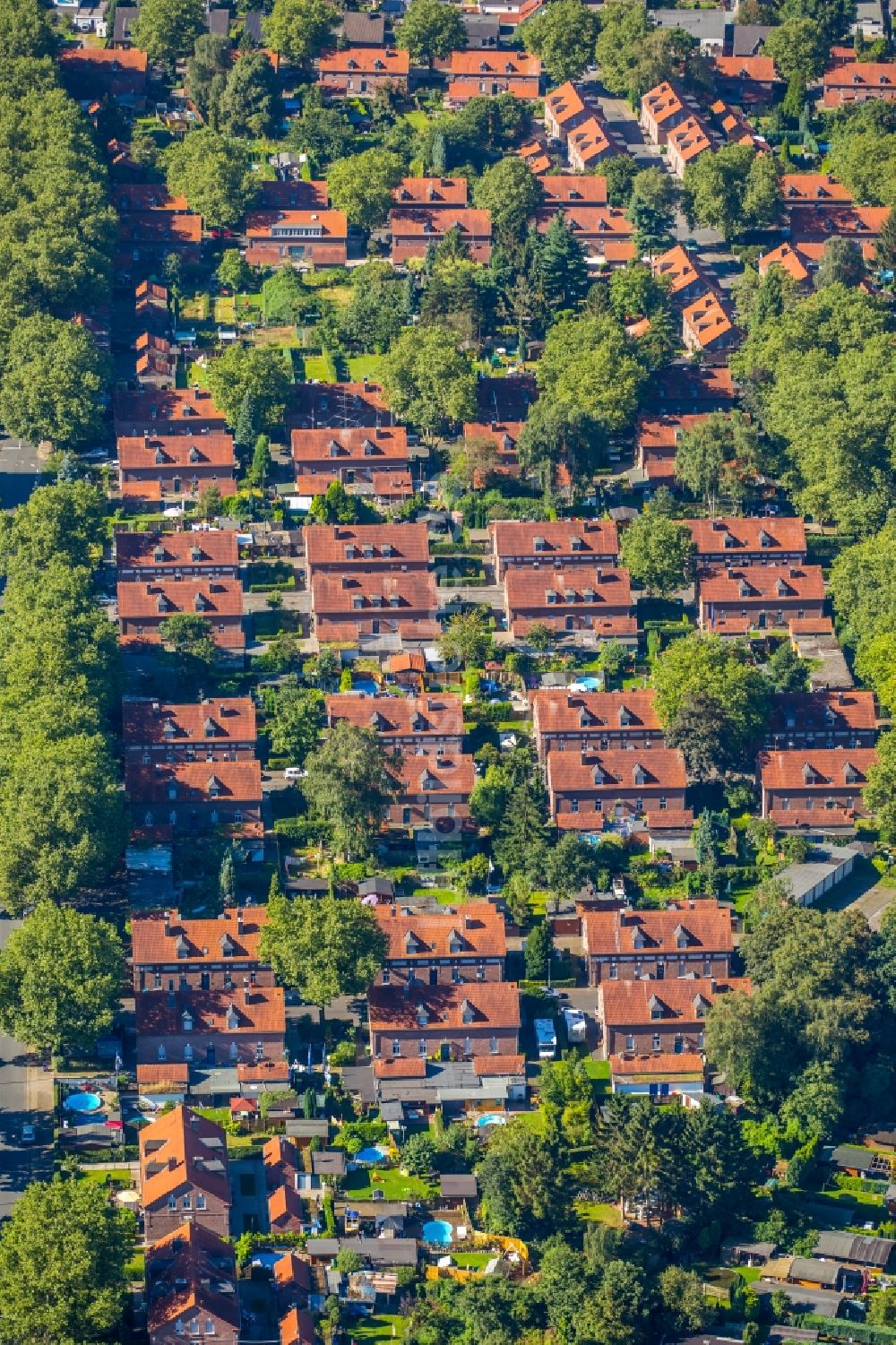 Luftbild Oberhausen - Wohngebiet der Mehrfamilienhaussiedlung Siedlung Stemmersberg in Oberhausen im Bundesland Nordrhein-Westfalen