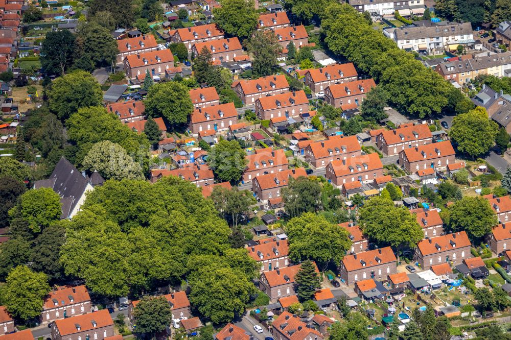 Luftaufnahme Oberhausen - Wohngebiet der Mehrfamilienhaussiedlung Siedlung Stemmersberg in Oberhausen im Bundesland Nordrhein-Westfalen