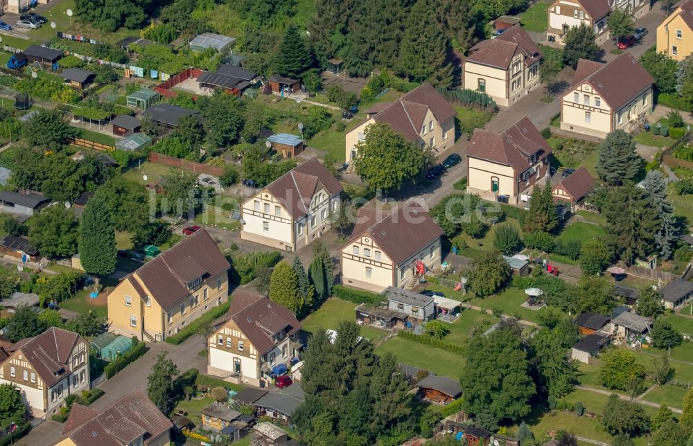 Hamm aus der Vogelperspektive: Wohngebiet der Mehrfamilienhaussiedlung Siedlung Wiescherhöfen in Hamm im Bundesland Nordrhein-Westfalen