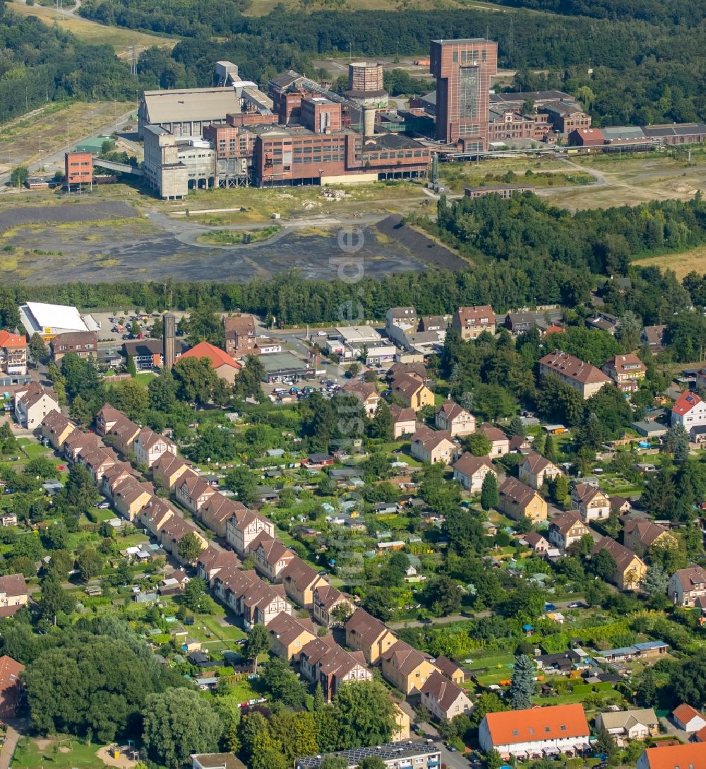 Hamm aus der Vogelperspektive: Wohngebiet der Mehrfamilienhaussiedlung Siedlung Wiescherhöfen in Hamm im Bundesland Nordrhein-Westfalen