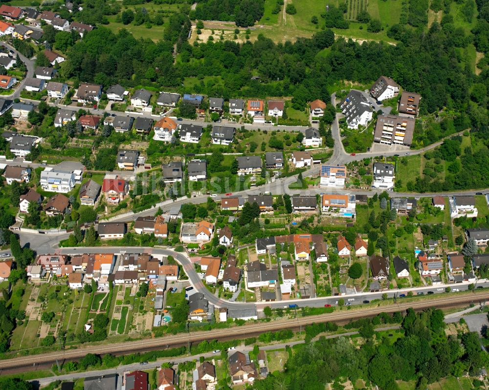 Luftaufnahme Söllingen - Wohngebiet der Mehrfamilienhaussiedlung in Söllingen im Bundesland Baden-Württemberg, Deutschland