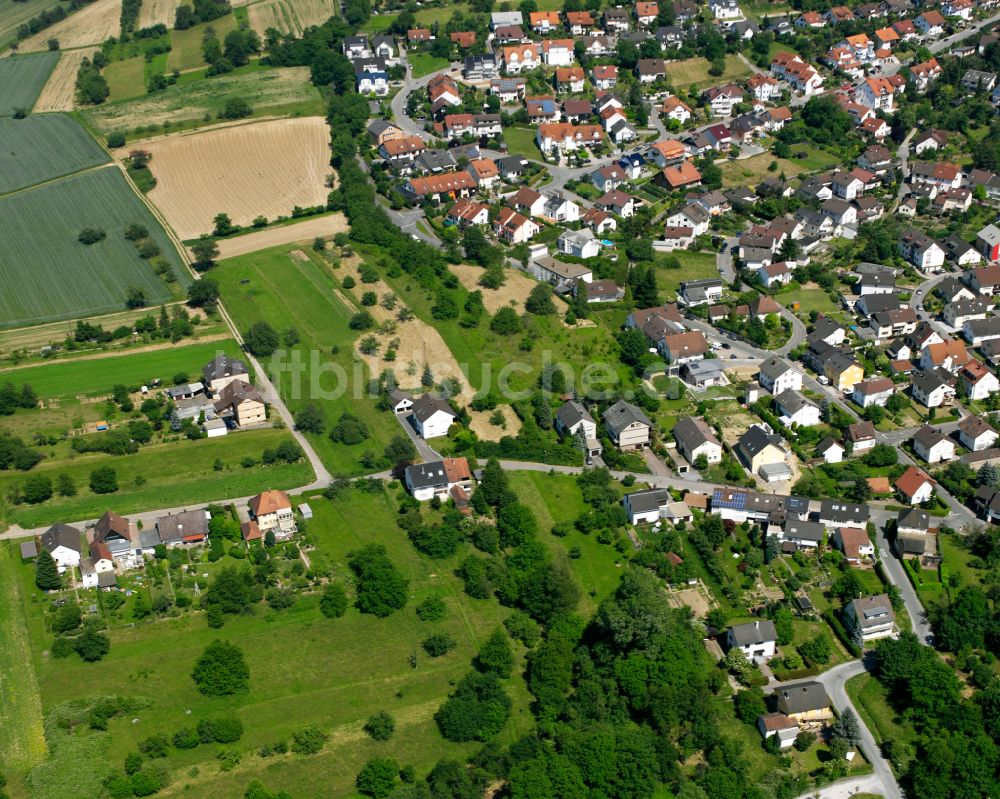 Söllingen von oben - Wohngebiet der Mehrfamilienhaussiedlung in Söllingen im Bundesland Baden-Württemberg, Deutschland