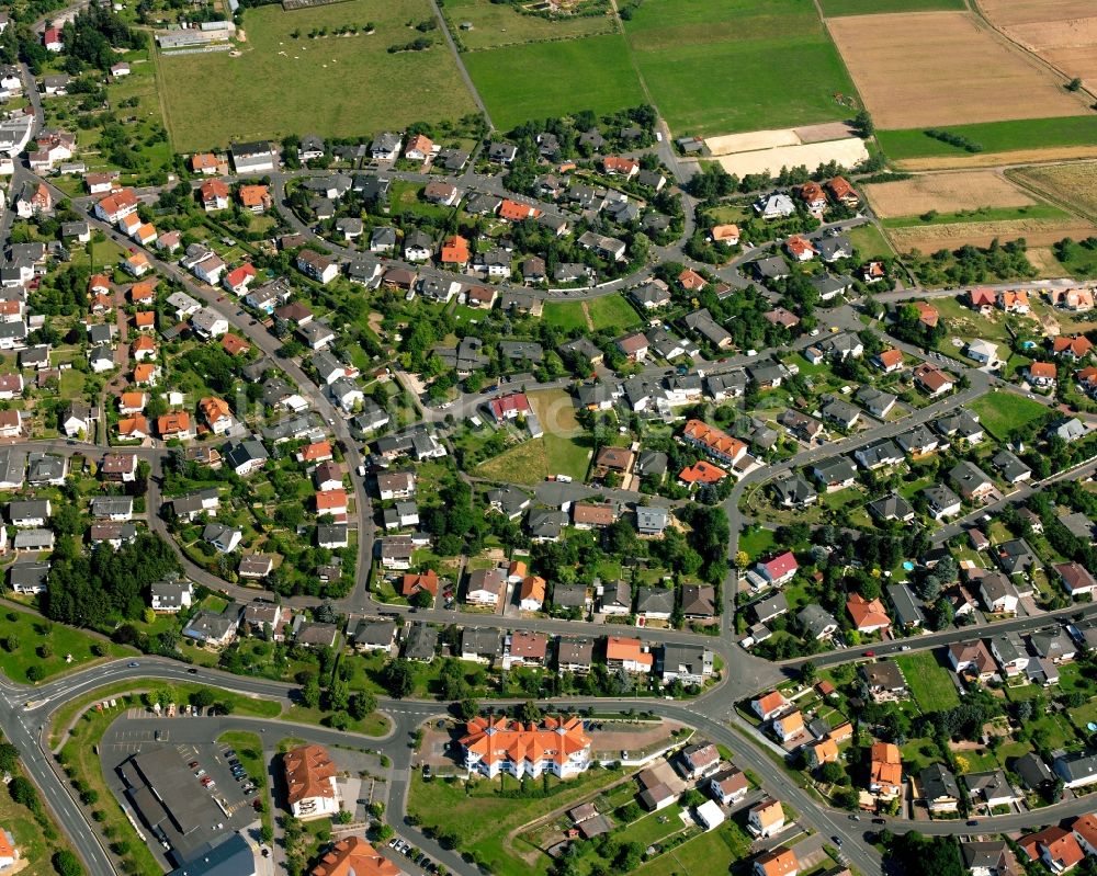 Luftaufnahme Staufenberg - Wohngebiet der Mehrfamilienhaussiedlung in Staufenberg im Bundesland Hessen, Deutschland