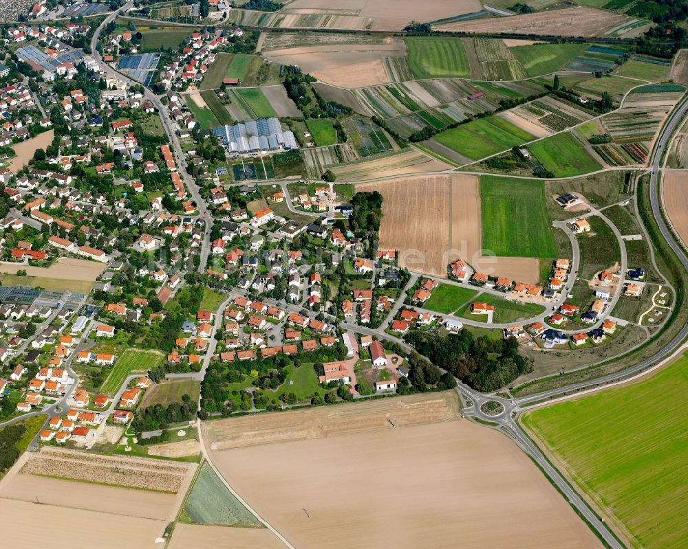 Luftbild Straubing - Wohngebiet der Mehrfamilienhaussiedlung in Straubing im Bundesland Bayern, Deutschland